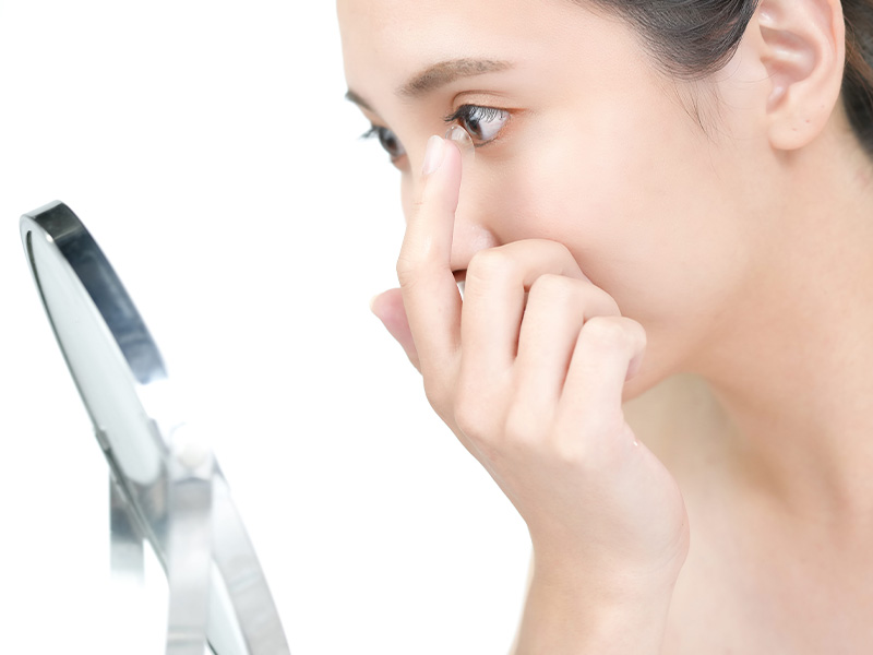 コンタクトレンズの検査及び処方